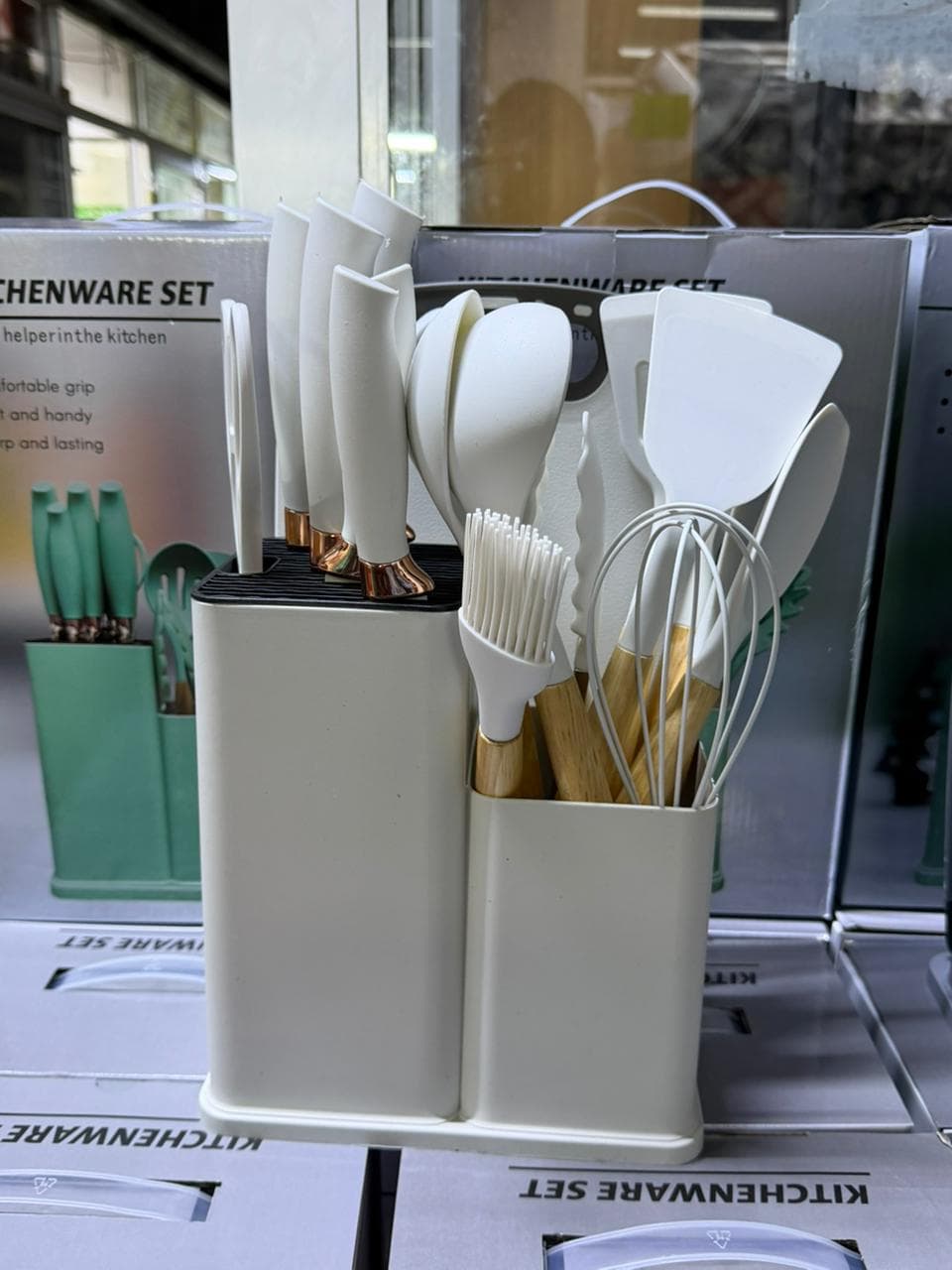 19 pcs silicone spoons