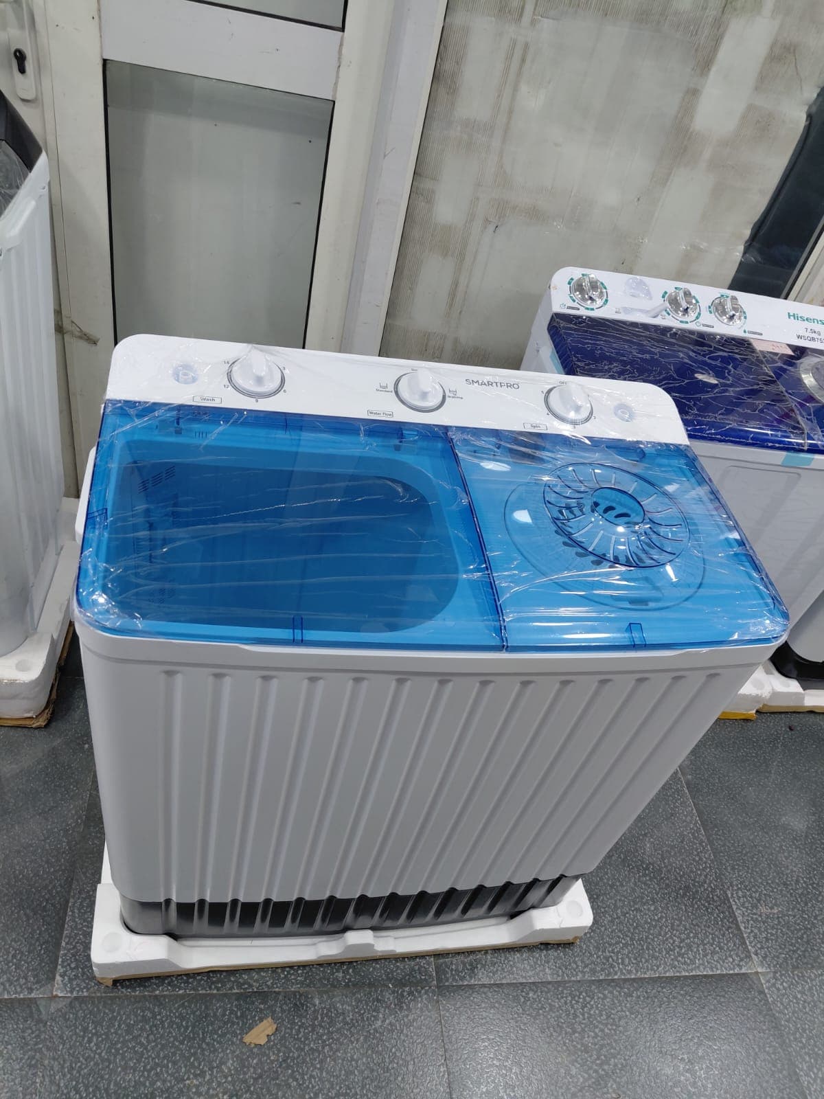 smartpro 10kg twin tub washing machine